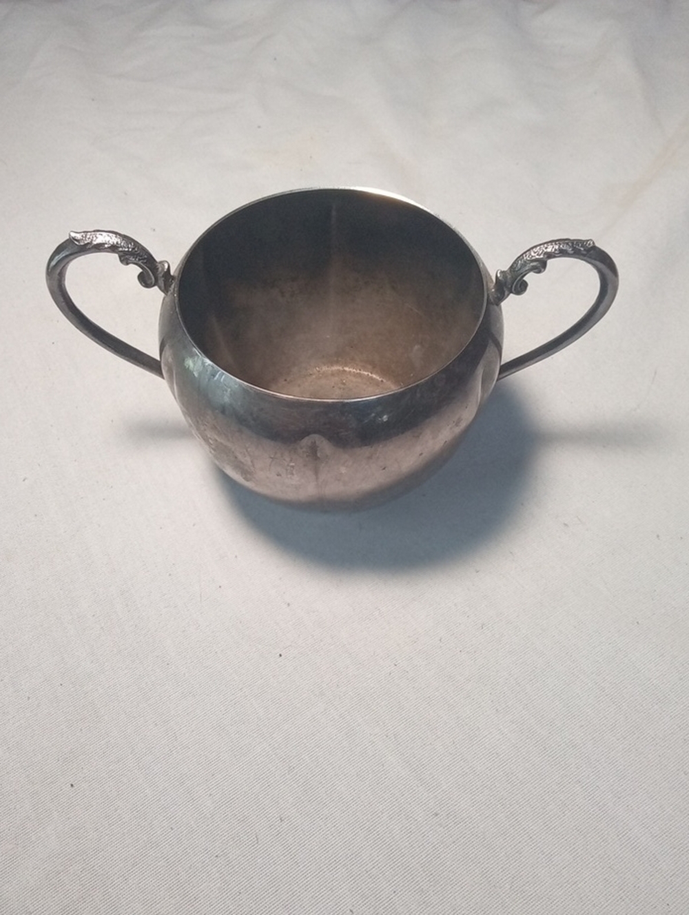 Vintage Essay Silver Plated Sugar Bowl